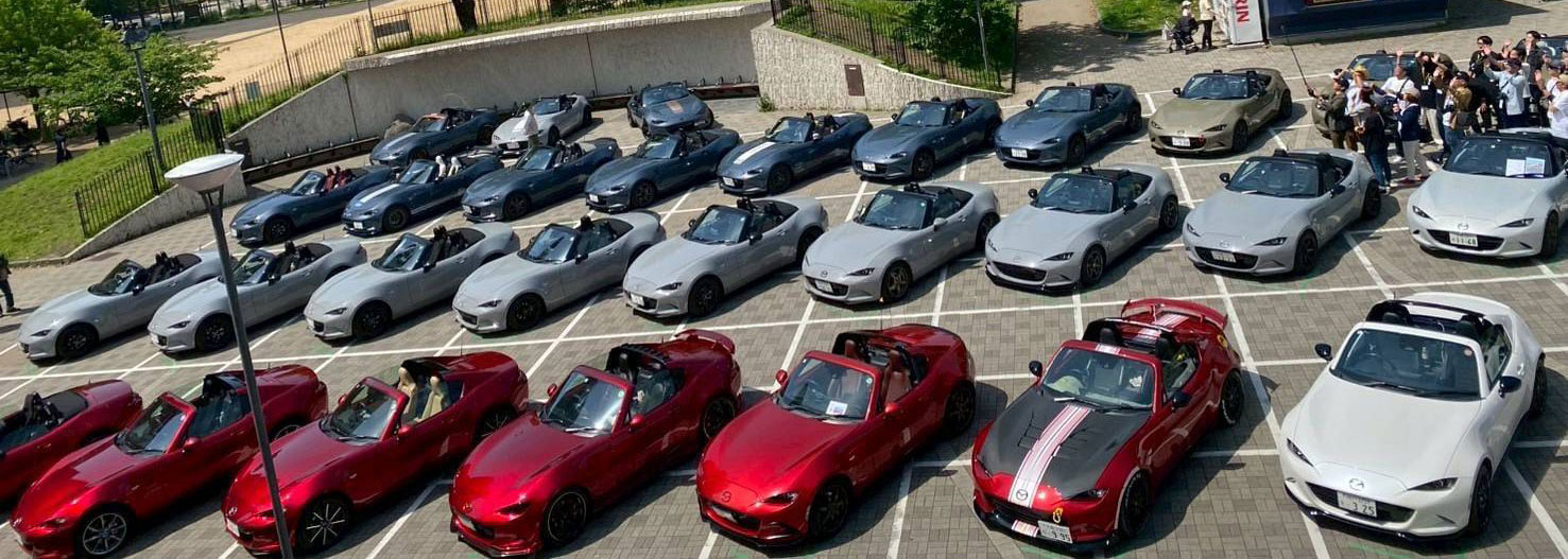 神戸の風景とロードスター